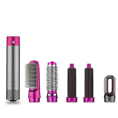 Image of Hair Brush With Dryer 5 in 1