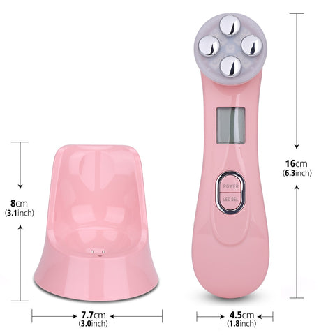 Image of Electroporation LED Photon Facial RF Radio Frequency Skin Rejuvenation EMS Mesotherapy for Tighten Face Lift Beauty Treatment