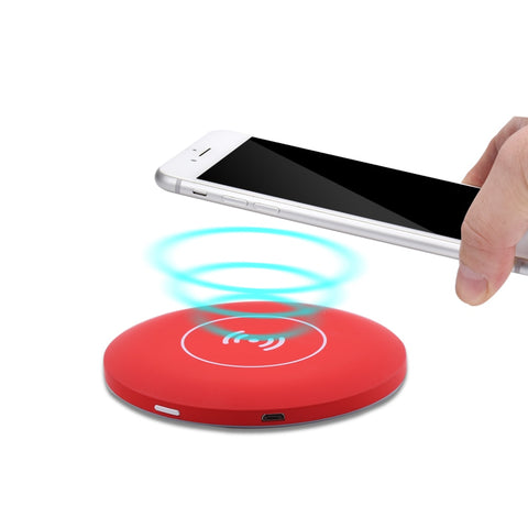 Image of Portable LED Makeup Mirror Adjustable Lighted Mini Circular Travel Sensing Lighting Cosmetic Mirror Wireless USB Charging