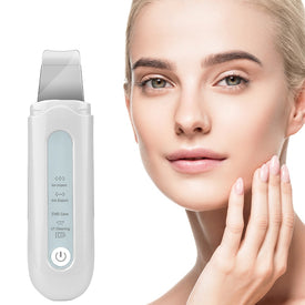 Ultrasonic Skin Scrubber Ultrasound Ion Deep Facial Cleansing Machine Remove Blackhead Wrinkle Pore Clean Face Vibrator Massage