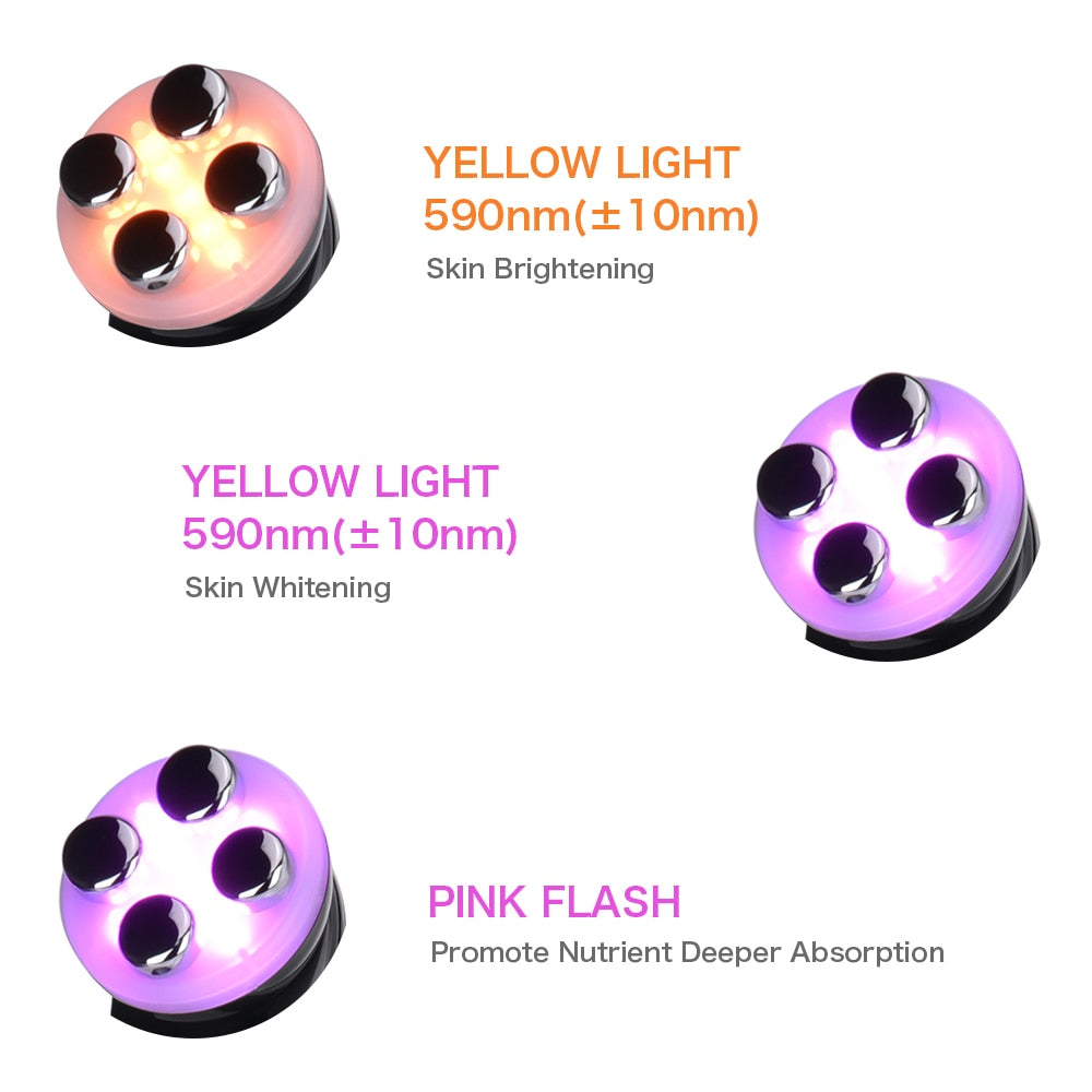 Electroporation LED Photon Facial RF Radio Frequency Skin Rejuvenation EMS Mesotherapy for Tighten Face Lift Beauty Treatment
