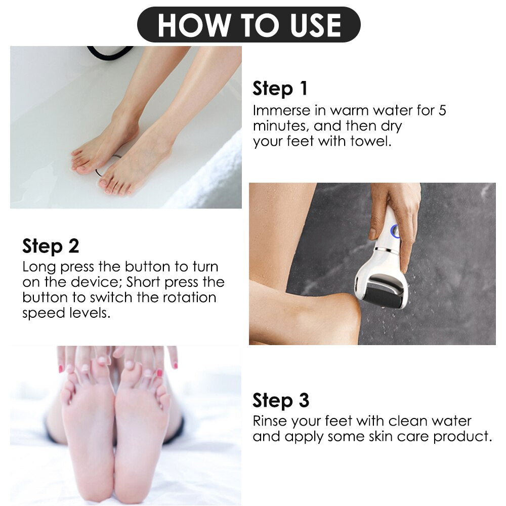 Electric Foot Heel Care Callus Remover 