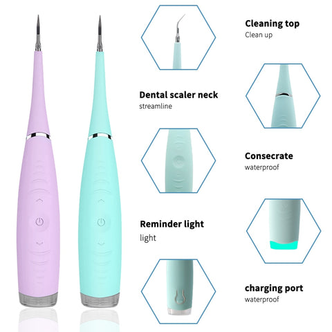 Image of Ultrasonic Tooth Cleaner Whiten Hygiene