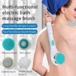 USB Rechargeable Rotating Body & Shower Massager with 2 Speeds - Image 8