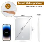 LED Lighted Vanity Makeup Mirror with Adjustable Brightness - Image 5