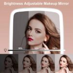 LED Lighted Vanity Makeup Mirror with Adjustable Brightness - Image 4