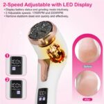 17-Piece Electric Foot Callus Remover Kit for Smooth Feet - Image 3