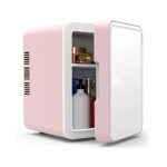 Skincare Mini Fridge with LED Mirror for Cosmetics - Image 2